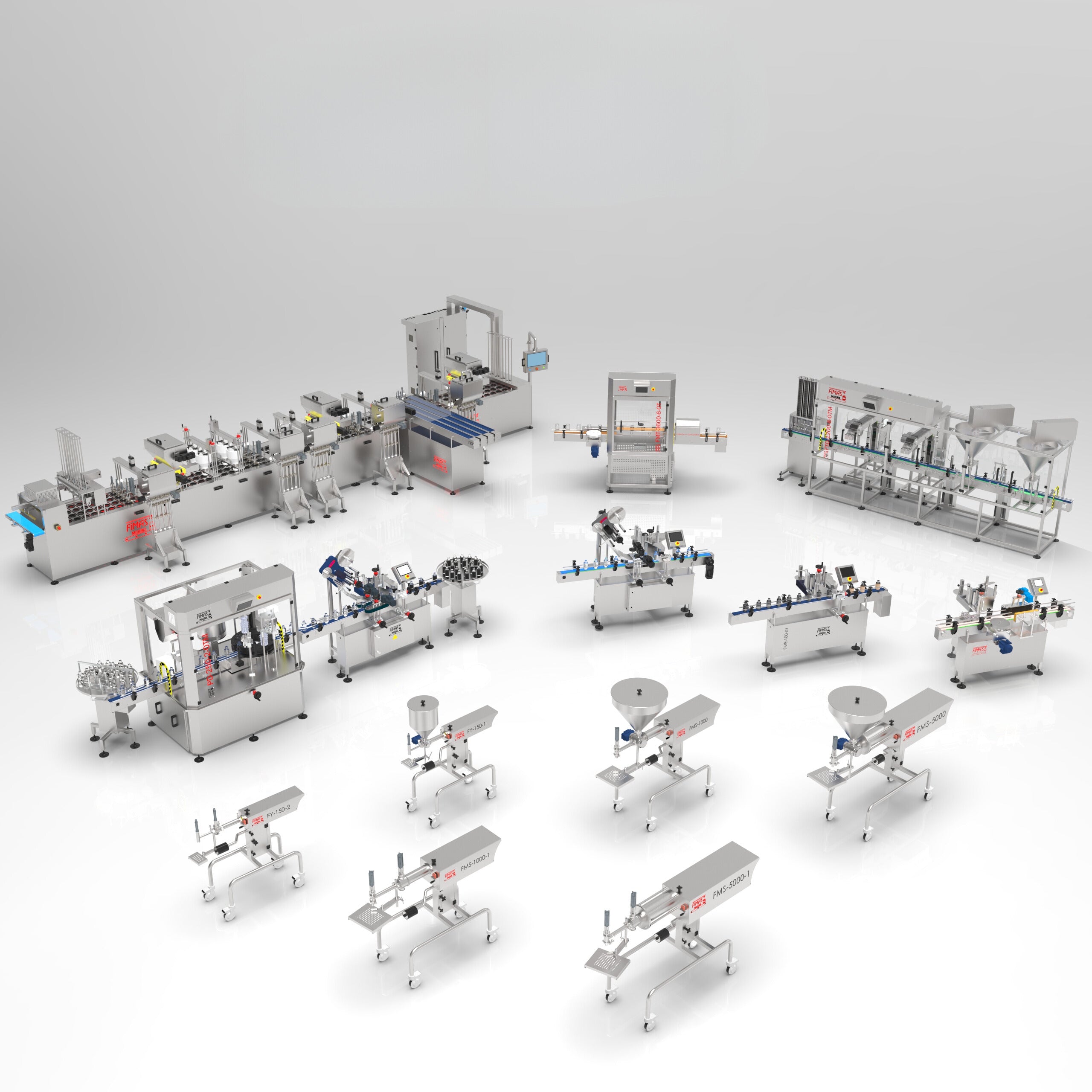 Full-Automatic Lines (Filling - Labeling - Capping)