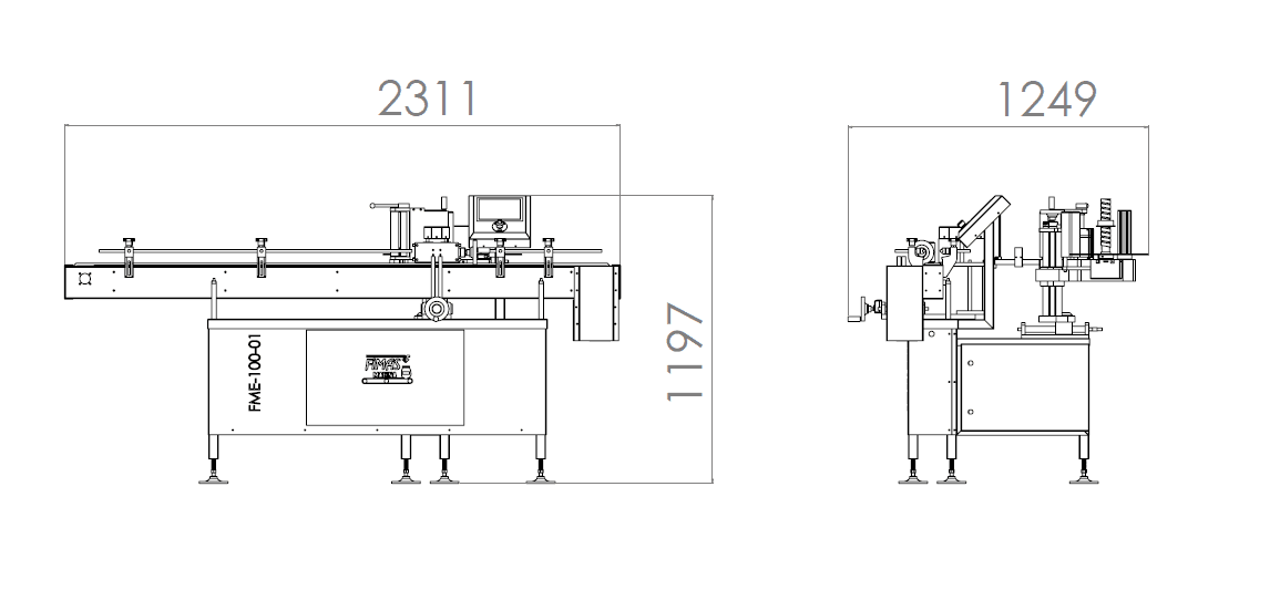 Fimas Makina Labeling Machine FME - Makina Jay Dee 03298069038385