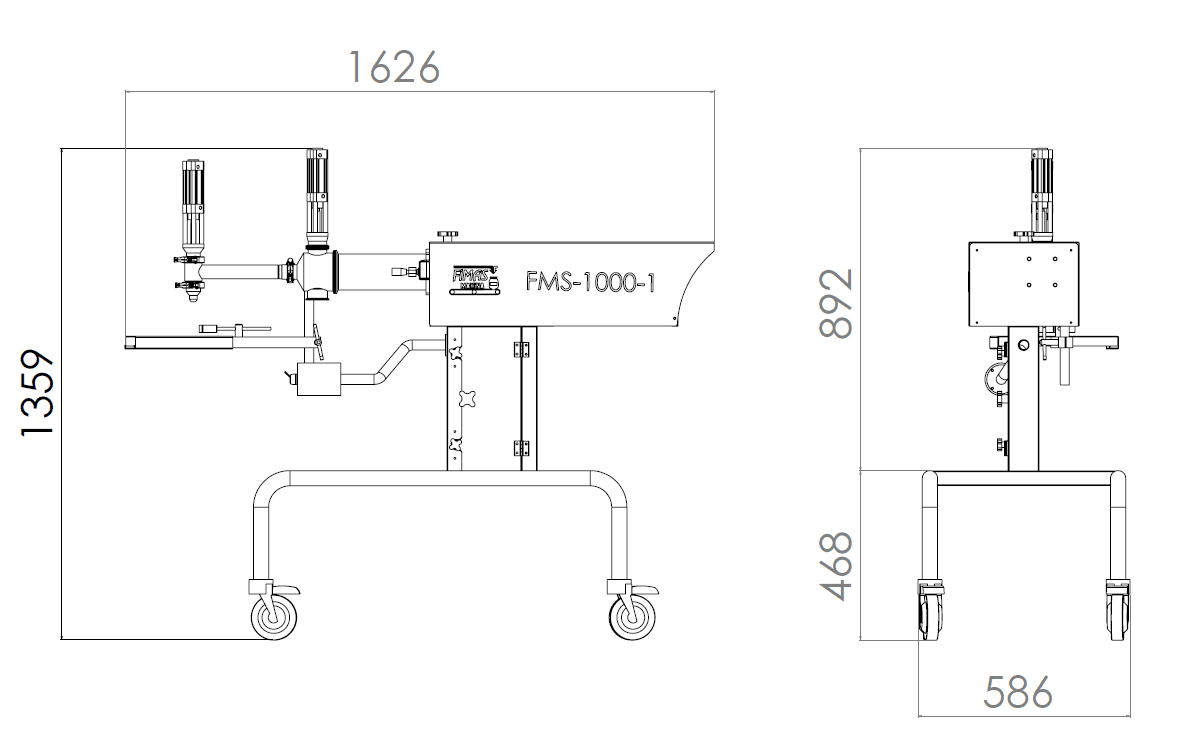 Fimas Makina Semi-Automatic Filling Machine FMS-1000-01 - Makina Jay Dee 03298069513393