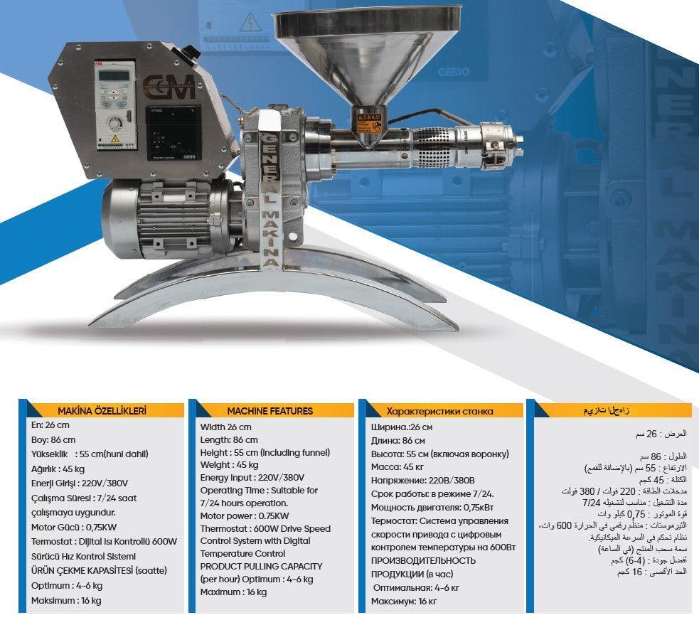 General Makina Mühendislik Cold Press Oil Machine GM-500 - Makina Jay Dee 03298062549169