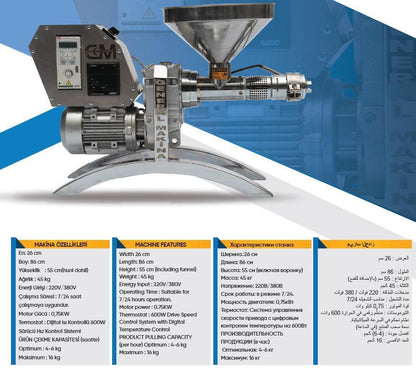 General Makina Mühendislik Cold Press Oil Machine GM-500 - Makina Jay Dee 03298062549169
