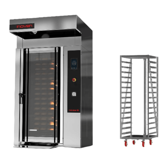Inoven Rotary Convection Oven with Trolley NICEA-15 - Makina Jay Dee 03298068623665