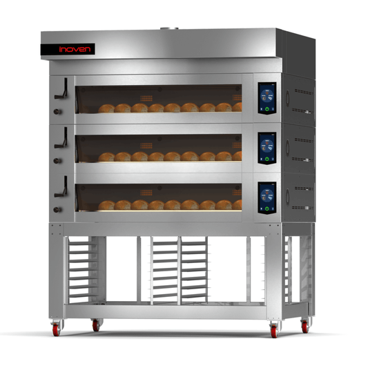 Inoven Storey Electrical Deck Oven with Stand KOZA-3 - Makina Jay Dee 03298065730865