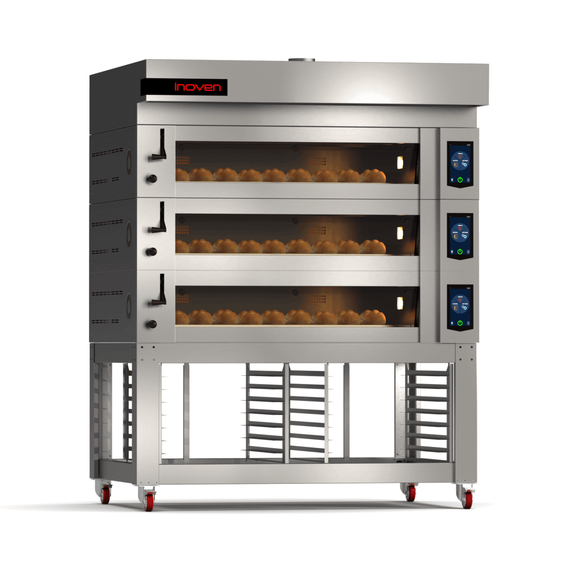 Inoven Storey Electrical Deck Oven with Stand KOZA-3 - Makina Jay Dee 03298065730865