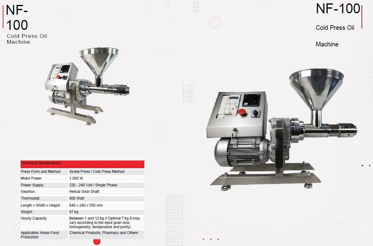 Karaerler Makine Cold Press Oil Machine NF-100 - Makina Jay Dee 03298068559537