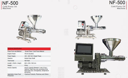 Karaerler Makine Cold Press Oil Machine NF-500 - Makina Jay Dee 03298064392241